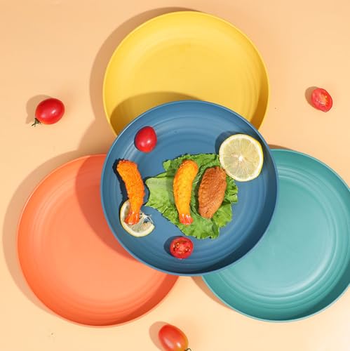 Image of Chip & Crack Resistant Dinnerware for Soup, Ramen, Cereal, Pasta, Salad, Picnic, Family Dinner, Noodle, Oatmeal, Ice Cream, Dinner Microwave Dishwasher Safe (20cm+23cm, Blue, Pack of 2)