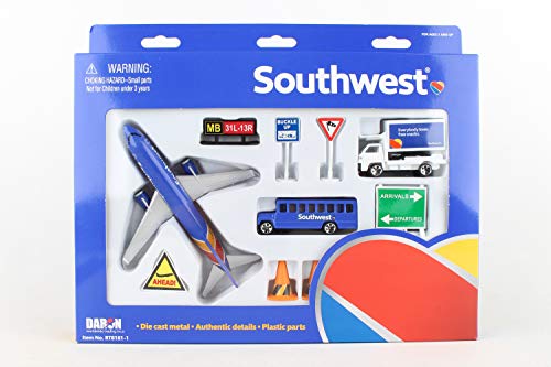 Daron Southwest Airlines Airport Playset , Blue #TOP2
