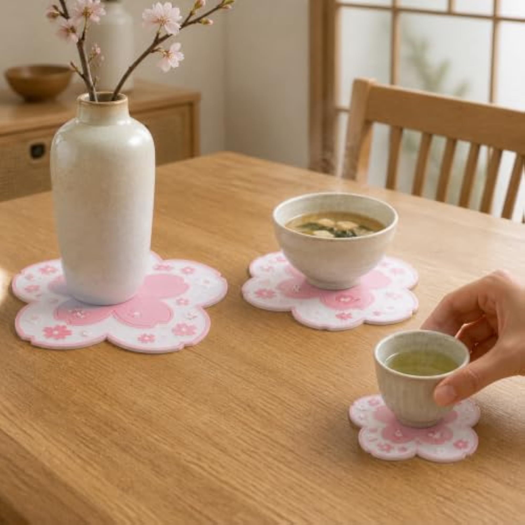 Creative PVC Heat-Resistant Table Mat Set