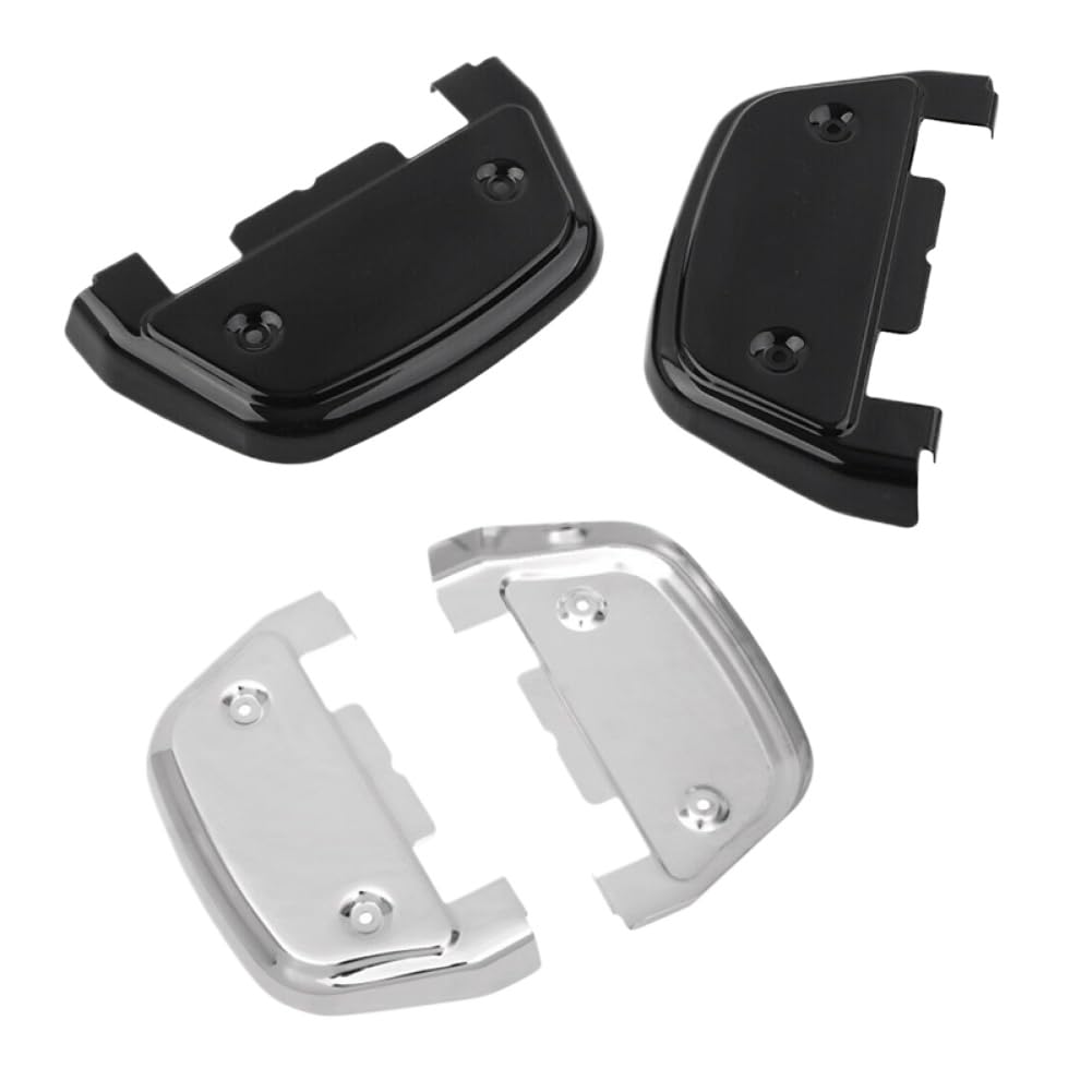 Cubiertas para estribo de pasajero de motocicleta, compatibles con Electra Street Road Ultra Softail, tapa de pie en forma de D