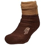 THE NORTH FACE(ザノースフェイス) 靴下 K Nuptse Bootie Socks ユーティリティブラウン/デミタッセブラウン JL