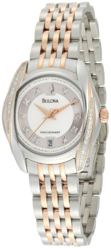 [�u���[�o]Bulova �r���v Precisionist Tanglewood Diamond TwoTone Bracelet Watch 98R141 ���f�B�[�X [���s�A���i]