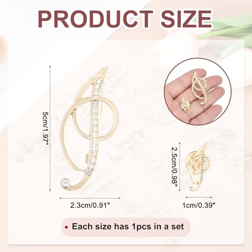 Image of PATIKIL Rhinestone Letter Brooch Pins, Initial Rhinestone Alphabet Letter Lapel Badges Pin for Women Men Suits Dress Coat