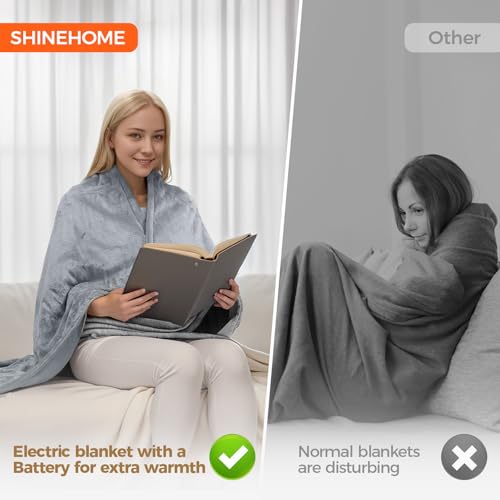 Shinehome RTAX-018S Heated Blanket Battery Operated thumb #3