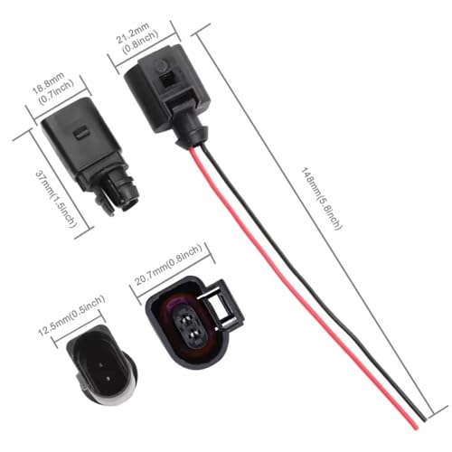 Sensor de Temperatura del Aire VW Caddy 2011-2016 con conector pigtail 5