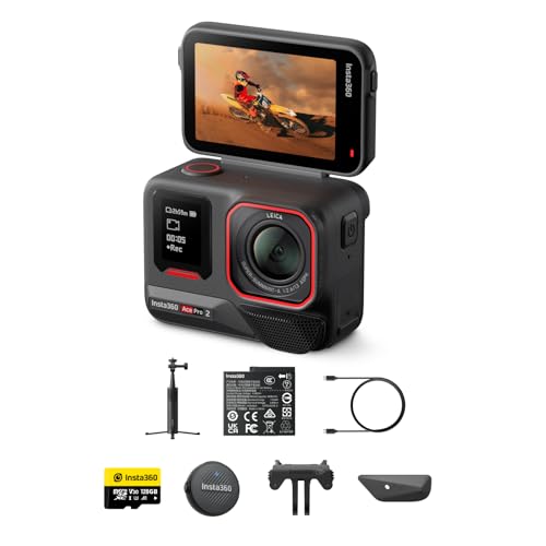 Insta360 Ace Pro 2 - Vlog Bundle-fAobe[ CJƂ̋Jɂhdl8KANVJB1/1.3C`ZT[AfAAI`bv Ï\ I[fBIAtbvXN[AIҏWVlogI[