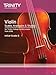 Trinity College London: Violin Scales, Arpeggios & Studies Initial-Grade 8 from 2016