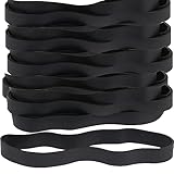 AMUU Rubber Bands Thick Size #107 wide Rubber Bands 30 pack black Big Elastics Bands large Long Rubber Bands for Office Supply File Folders box Books gifts Notebook,rubber band Measurements: 7' x 1.5'