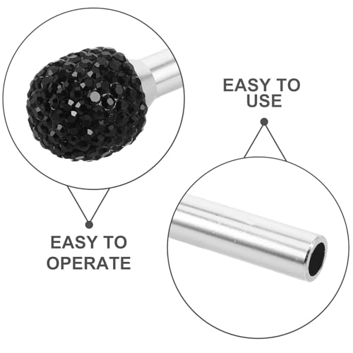 Pomo de cerradura para SUV y accesorios interiores para coche manijas de puerta con diamante 3