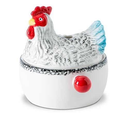 Chicken Shaped Ceramic Wave Microwave Cooker Hen Shaped Stone Wave