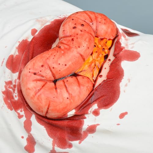 Image of Eviscerated Intestine Simulator, Open Abdominal Wound Packing Trainer, Large Intestine Simulator for Wound Care Practice, Medical Education Tools