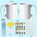 Manualidades Adultos,Tazas para Pintar de Ceramica Imagen de Manualidades Adultos,Tazas para Pintar de Ceramica