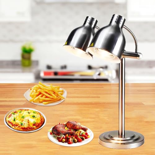 Portable Commercial Buffet Food Warming Light(Silver)
