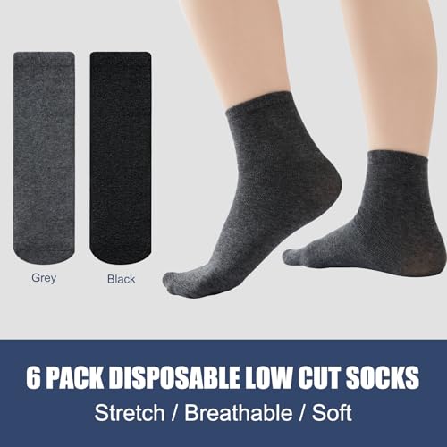 COVAX Disposable Travel Underwear and socks for Men, 14 Pack Cotton Briefs for Hospital Stay, Road Trip, Camping or Long Hike3