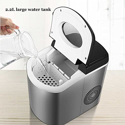 Máquina portátil para hacer hielo de acero inoxidable miniatura 3