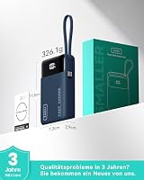 INIU 45W Power Bank, Ultra Klein 20000mAh mit Integriertem USB C Kabel – Ansicht 8