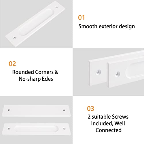 MOROBOR 180MM Rectangual Recessed Sliding Door Pulls - Image 4