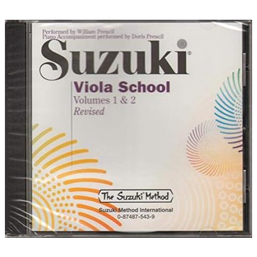 Suzuki Viola School, Volume 1 & 2 (CD) (Suzuki Method)