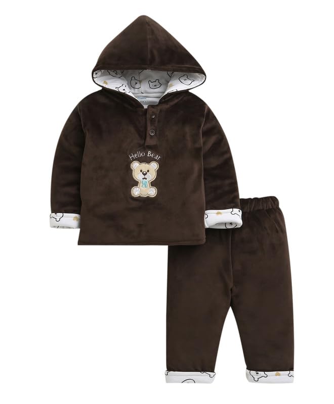 BUMZEE Peb10725731 Ensemble d'hiver en coton pour bébé garçon Coupe normale