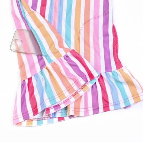 Image of CHILDRENSTAR Girls Swim Coverups Terry Swimsuit Cover-Up Hooded Zip-Up Beach Robe