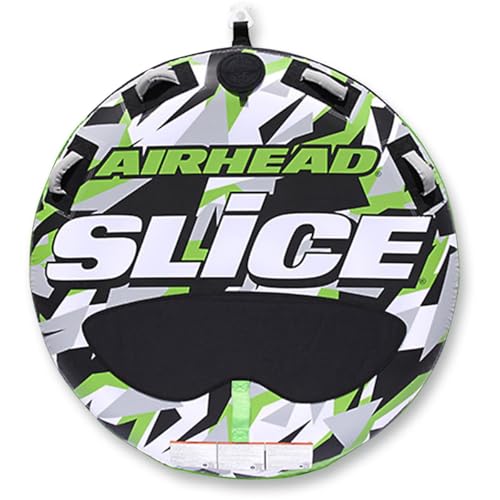 NEW JET LOGIC AIRHEAD MACH 1 HEAVY PVC TUBE, RED/BLACK/WHITE, SINGLE RIDER