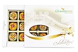 Ghasitaram Gifts Indian Sweets - Sweets Assorted Mawa Peda, 12 Pieces, 300g