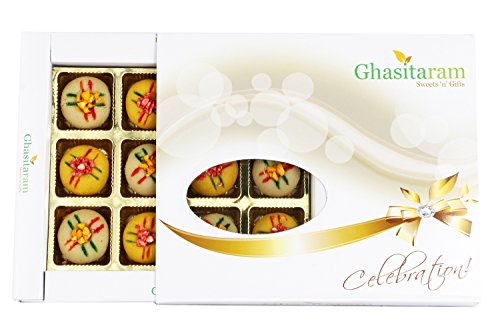 Ghasitaram Gifts Indian Sweets - Sweets Assorted Mawa Peda, 12 Pieces, 300g