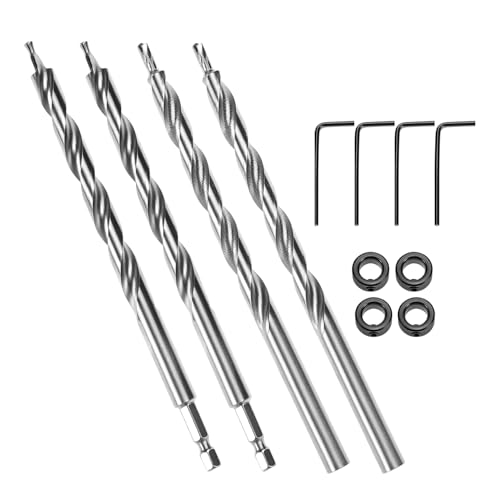 Foret de poche de 0,9 cm à butée de profondeur précise pour perçage net sans éclats QWORK