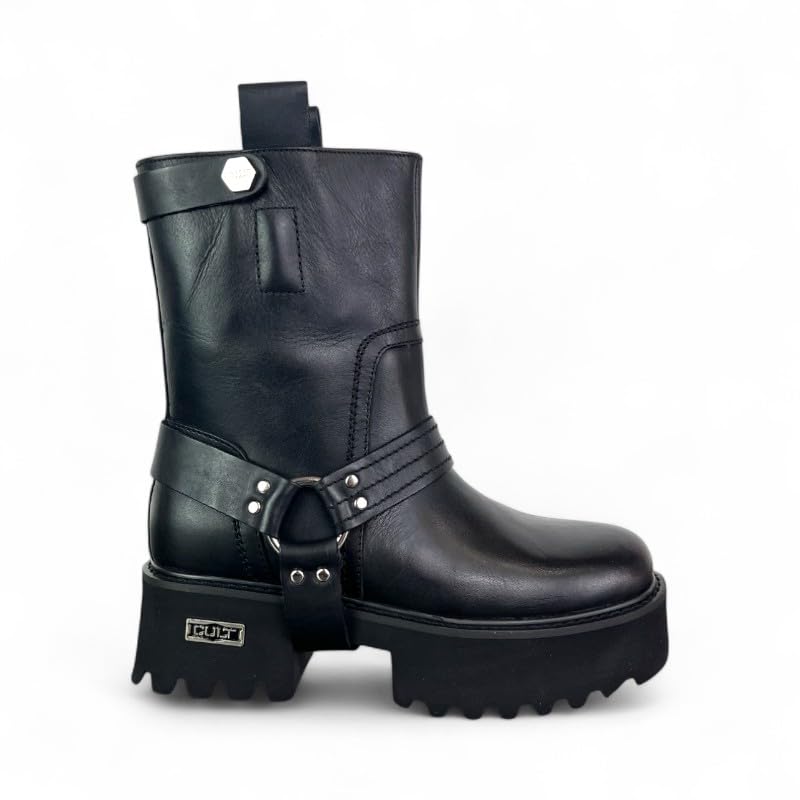 Stivaletto Cult CLW456000 CHER 4560 MID W LEATHER BLACK