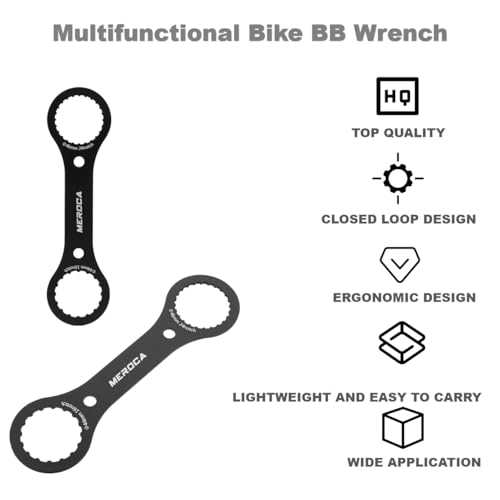 Bottom Bracket Wrench for Mountain Bike Aluminum Alloy Multifunctional BB Wrench Tool for Bike Repair - Image 2