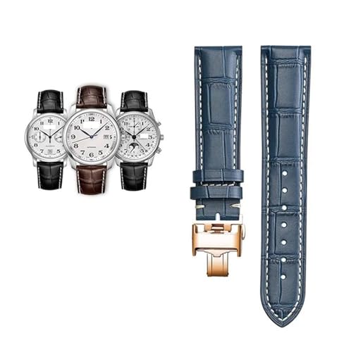 Bracelet de montre en cuir véritable 20mm 22mm Master L2 L3 L4