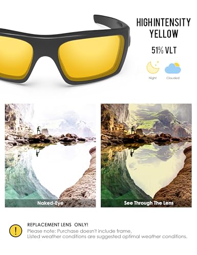 Image of BLAZERBUCK Polarized Replacement Lenses for Oakley Si Ballistic Det Cord OO9253 Sunglass