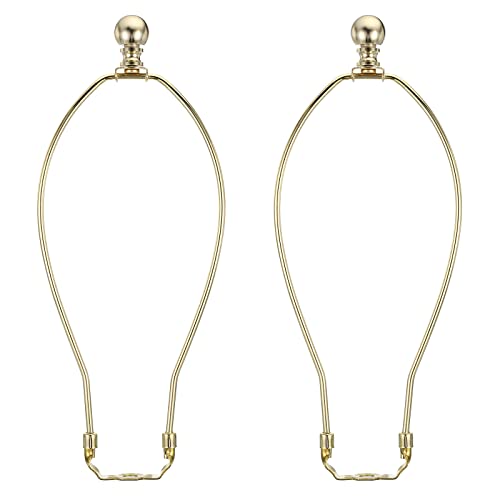 PATIKIL 11.5 Inch Lamp Harp Kit with Finial, 2 Set Detachable Shade Bracket Holder