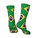 SEAEAGLE Brazil Flag A Pair Junior Athletic Short Tube Socks Children Calf Tube Socks Short Stockings