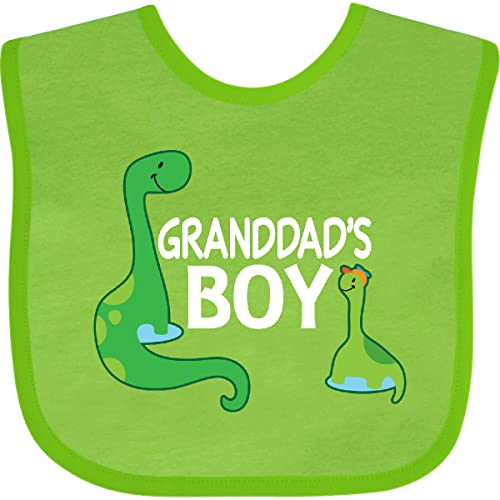 inktastic Granddads Boy Grandson Dinosaur Baby Bib