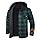 Boyzn Men's Plaid Winter Jacket Outdoor Recreation Fleece Shacket Hiking Hooded Button Down with Pockets Green-Q8-3XL