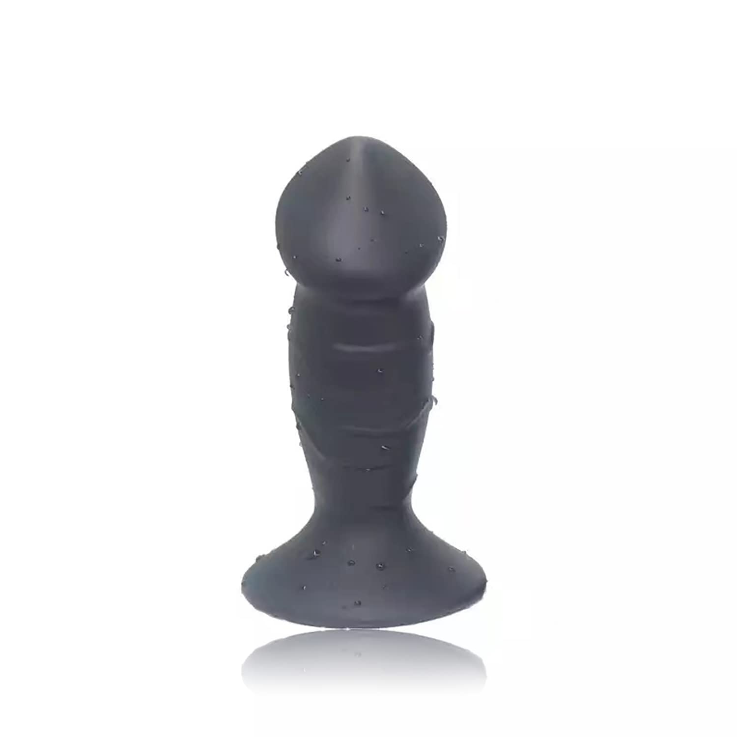 Dildo Anal Plug Trainer,Available in 4 Sizes,Liquid Silicone Anal Plug Prostate Massage Anus Dilator Anal Ball for Beginner Advanced Men Women Sex Toys. (Black-Small)