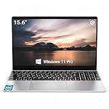 Breloom Computer portatile da 15,6 pollici, computer portatile aziendale con processore 52...