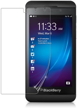 Premium Shock Absorption front Screen Protector for Blackberry z10 90% strong as temper glass screen protector STONESHIELD