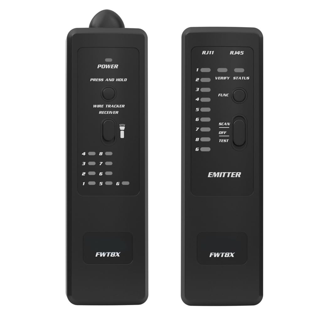 Analyseur RJ45 FWT8X pour détecter et suivre un fil réseau Ethernet