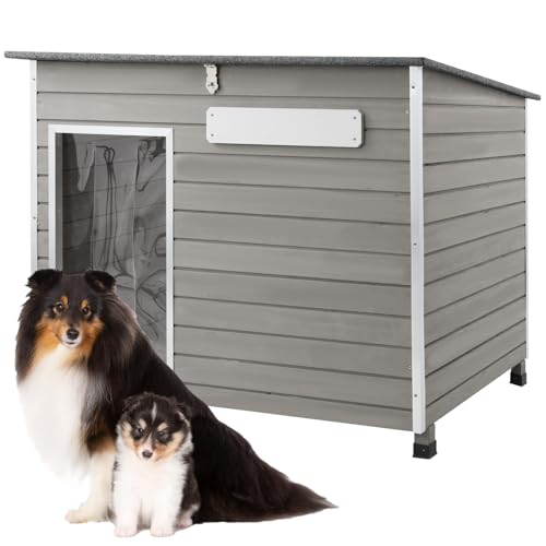 Ketive KET-DOG-65 House Outdoor & Indoor, Wooden Dog Kennel With Raised Feet thumb #6