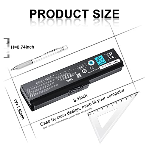 New Replacement Pa3817U-1Brs Battery For Toshiba Satellite C655 C675 C675D L645 L645D L655 L655D L675 L675D L745 L755 L755D P745 P755 P775 M645 A660 A655 Pa3817U Series Battery -12 Months Warranty #TOP1