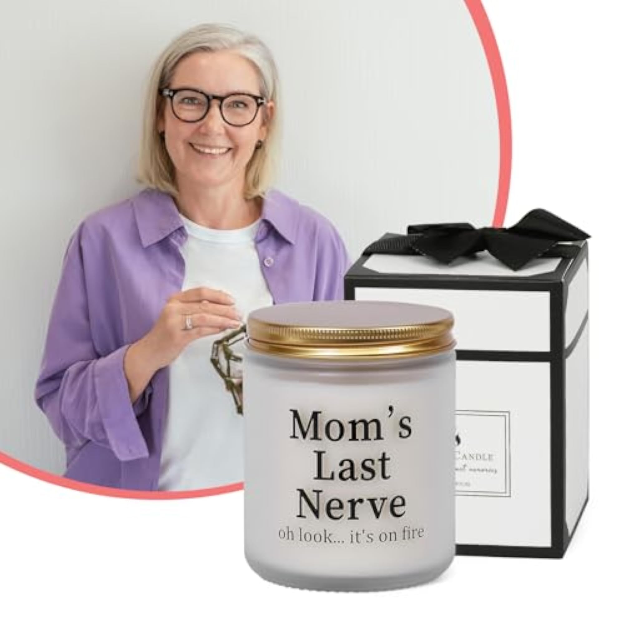 Scented Candle for Mom, Funny Birthday Gift