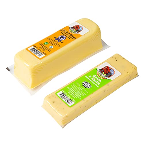 Farmers’ Market Wisconsin Smoked Gouda Cheese | The Pounder 1 Lb Of Wisconsin Cheese For Shredding Or Slicing #TOP6