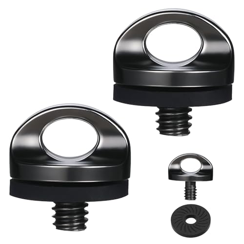 2 Stück 1/4\ Kamera Befestigungsschraube, Qr-Platte und Stativ Zubehör, Adapter-Schraube für Kameragurt D-Ring, Schraube für Tragegurt, Tripod und mehr