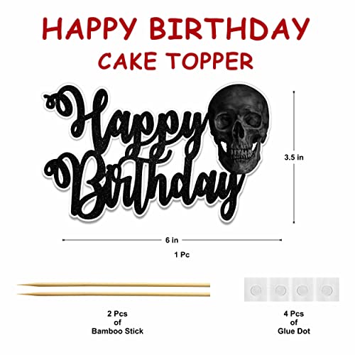 Seyal® Skul Happy Birthday Cake Topper #TOP1