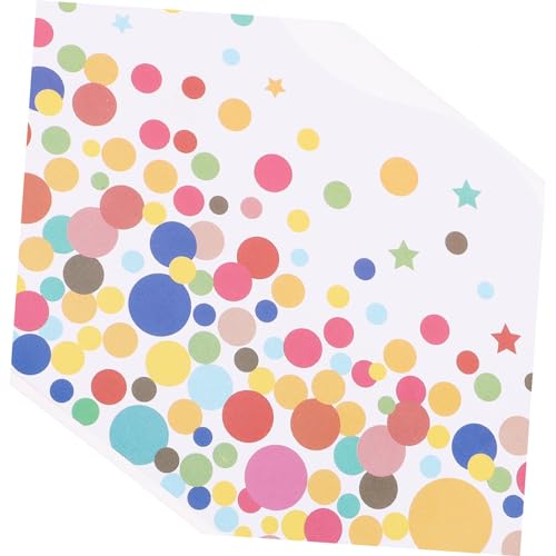 HAPINARY Wave Pattern Bulletin Board Border Paper Roll Decorative Dots Border Sticker Easy Peel Stick School Classroom Decor