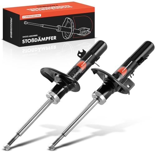 Frankberg 2x Amortisseur à gaz Avant Gauche Droite 515mm Pression de gaz Compatible avec 207 CC WD 207 WA WC 207 SW WK DS3 Cabriolet DS3 SA Remplacer# 5202VK,5208G4