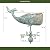 Good Directions 37" Whale Weathervane, Blue Verde Copper, Nautical, Patina