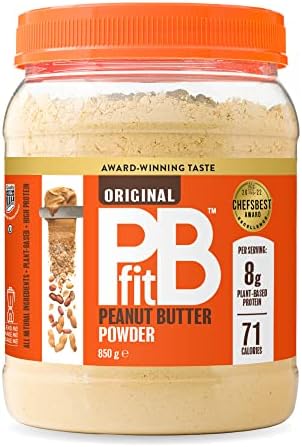 PBfit Classic Peanut Butter Powder 850g, with 8g Protein, 3g Fibre